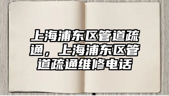 上海浦東區(qū)管道疏通，上海浦東區(qū)管道疏通維修電話